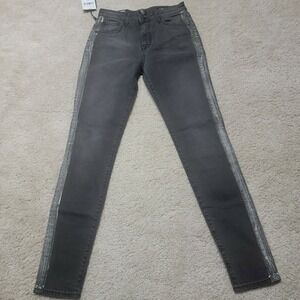 $248 NWT PRPS GOODS & CO Sz26 CHEVELLE HI-RISE SKINNY STRETCH JEANS BLACK DISTRE